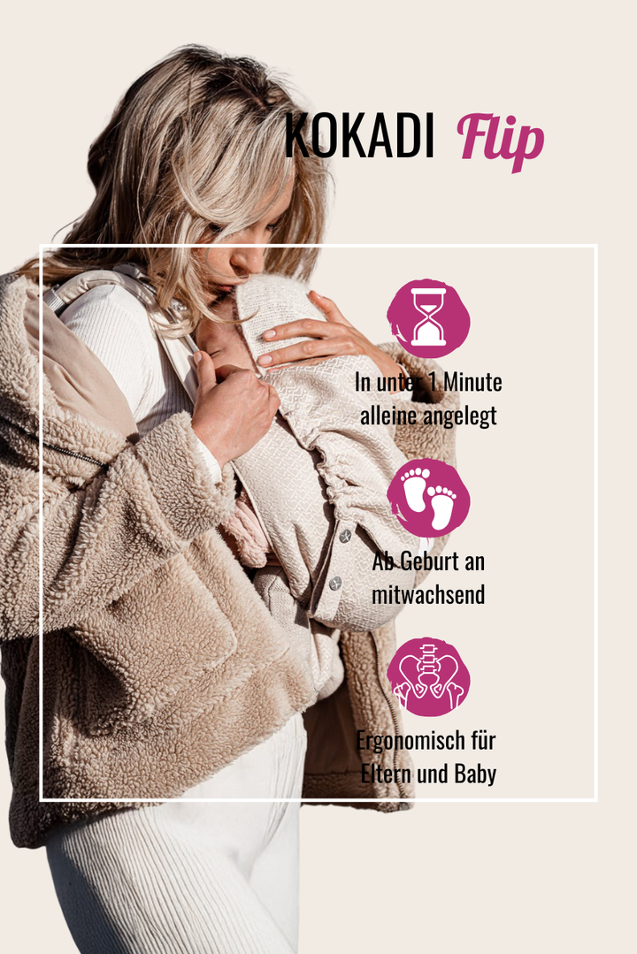 Portabebé Flip Corazón2heart belleza negra