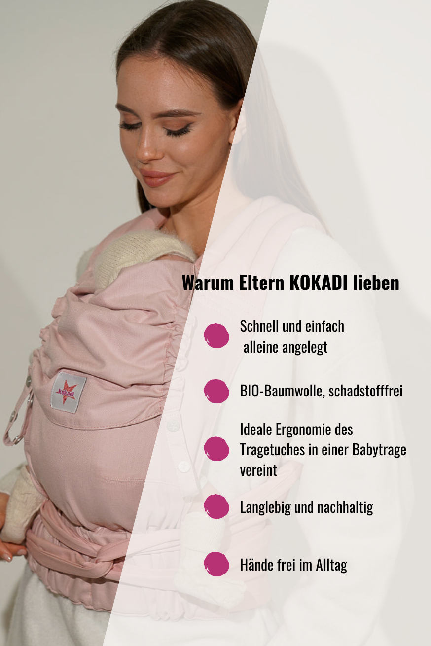 Portabebés TaiTai Heart2Heart Rosé