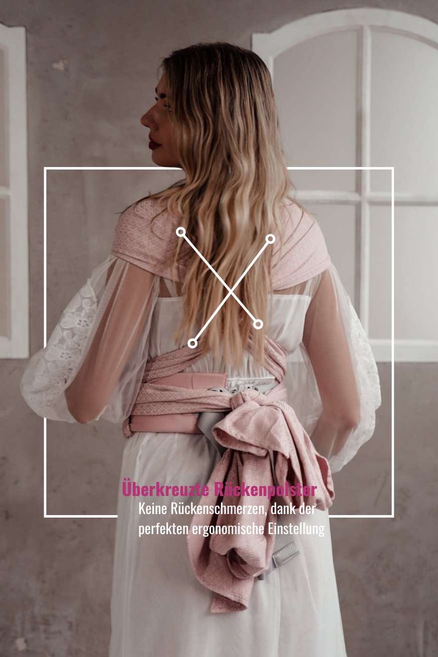 Portabebés WrapStar Heart2Heart Rosé