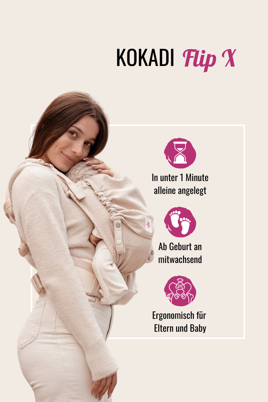 Portabebés Flip X Just Cream
