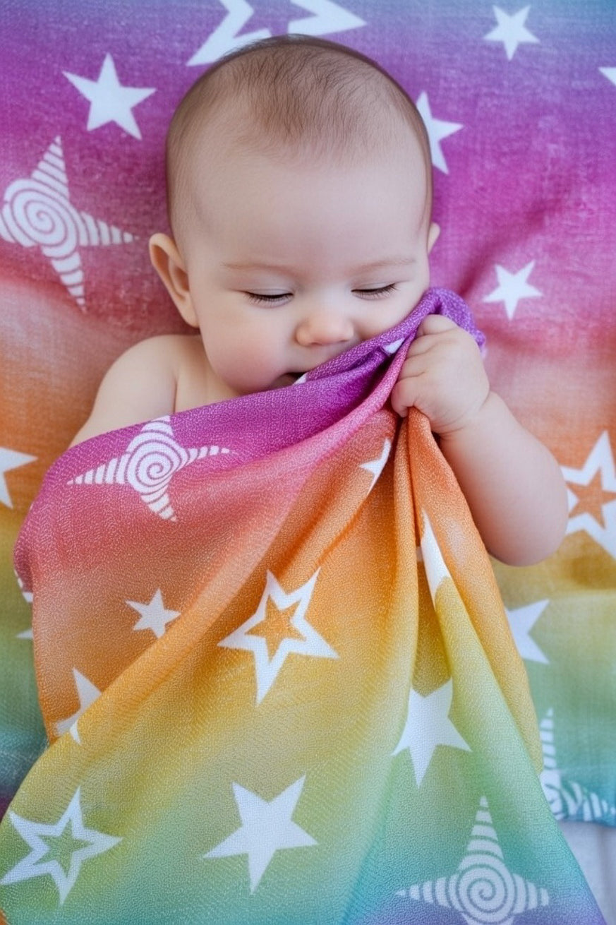 Musselin Schnuffeltuch Julia Stars