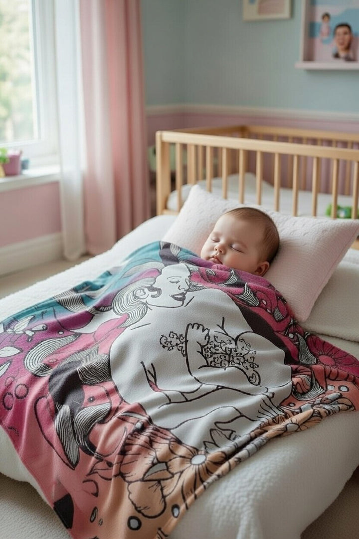 Manta de peluche Gaia Hannah