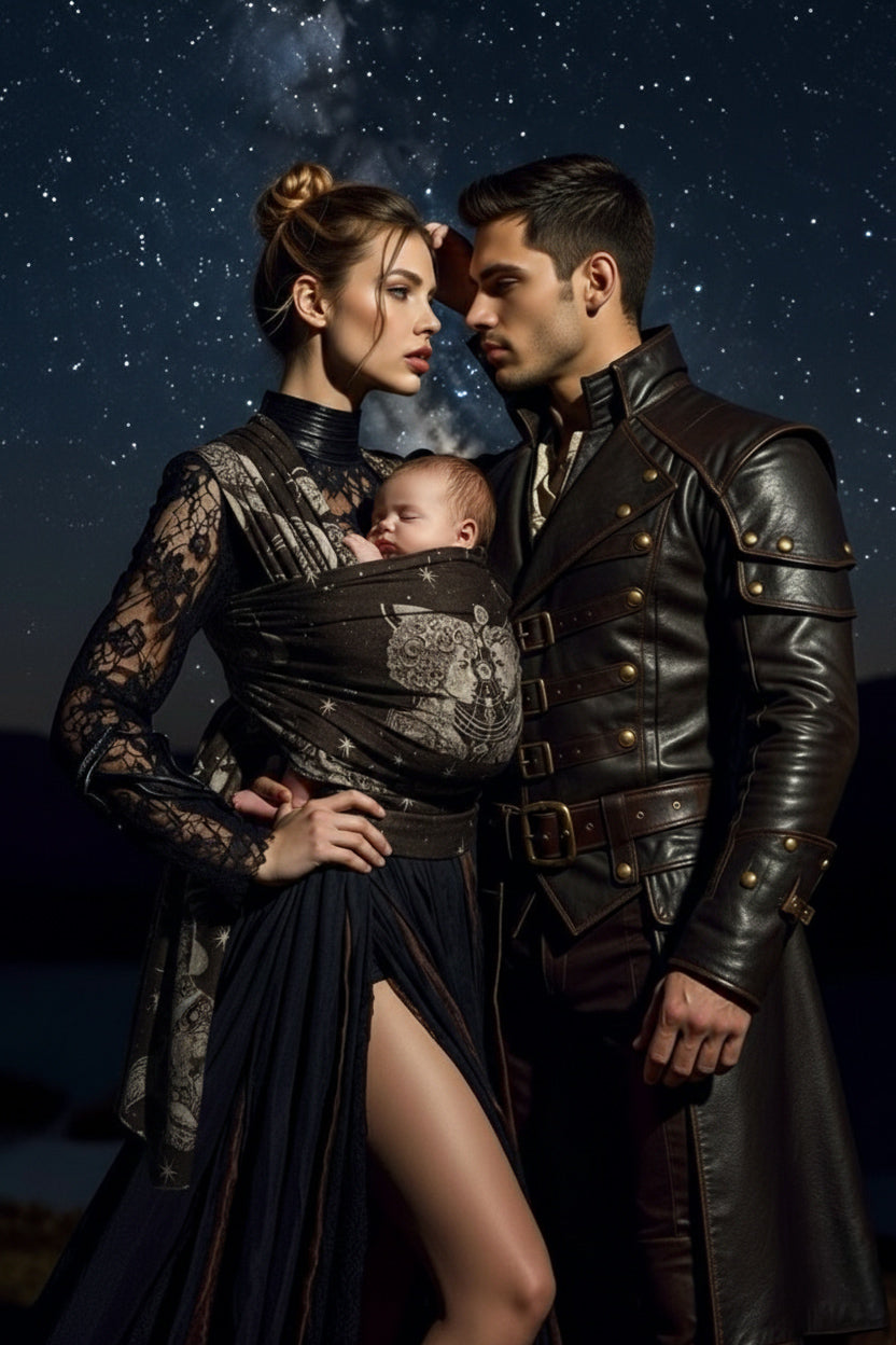 Fular portabebé Vega y Altaír