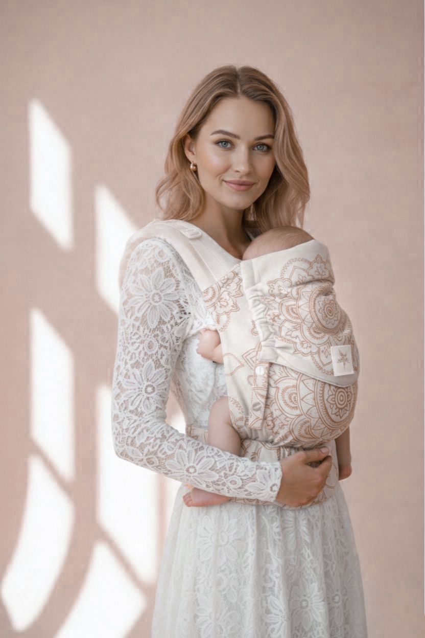 Portabebé Flip Mandala Café con leche