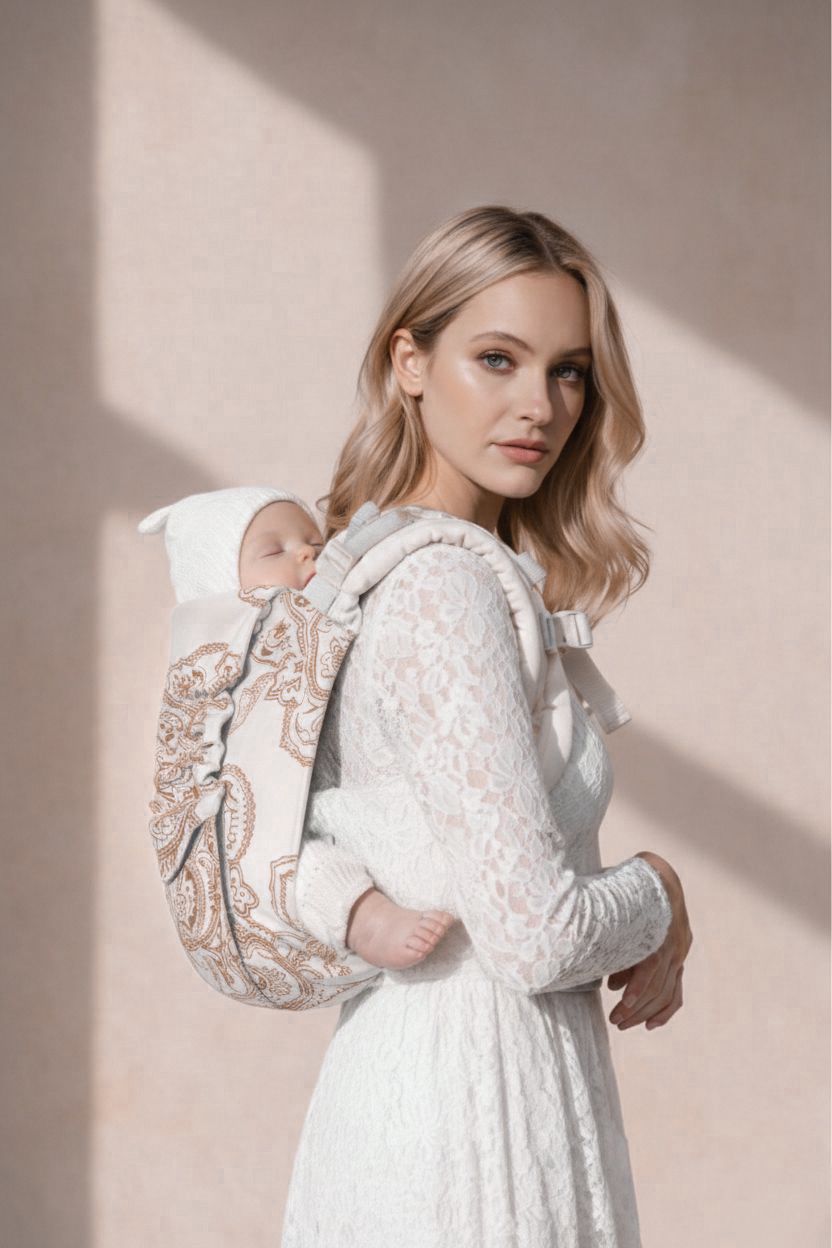 Portabebé Onbu Mandala Café con leche