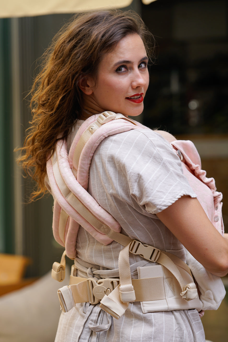 Portabebé Flip X Rose/crema de pecho de houndación - Tamaño: Unisize
