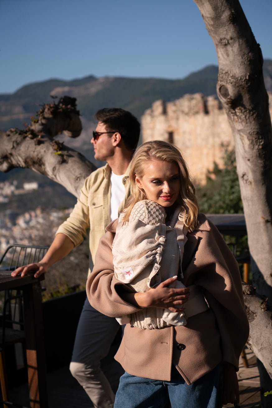 Portabebé Flip X Crema Heart2Heart - KOKADI