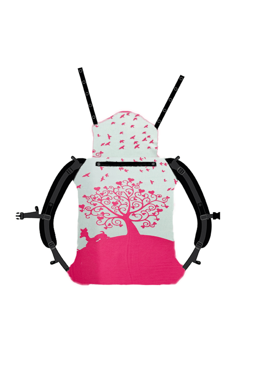 Portabebé Onbu Erna en el país de las maravillas recargada - KOKADI