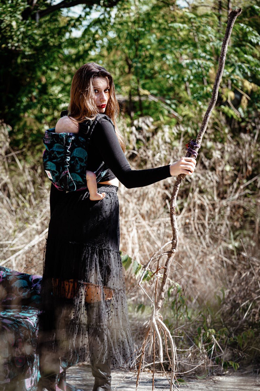 Portabebé Onbu Calaveras aterradoras KOKADI