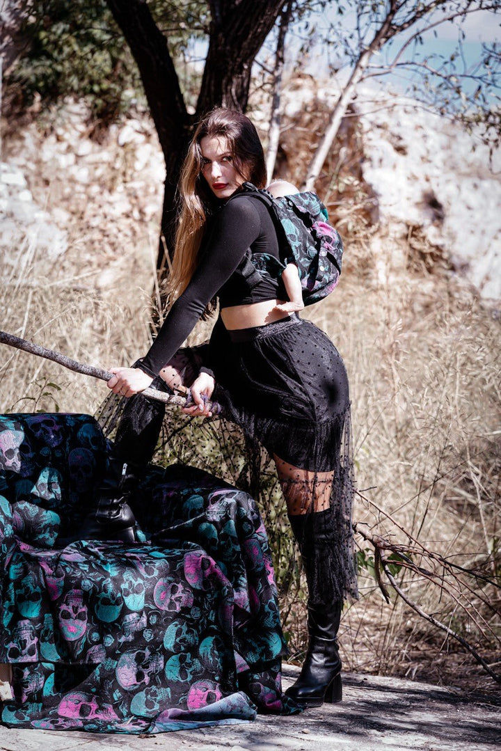 Portabebé Onbu Calaveras aterradoras KOKADI