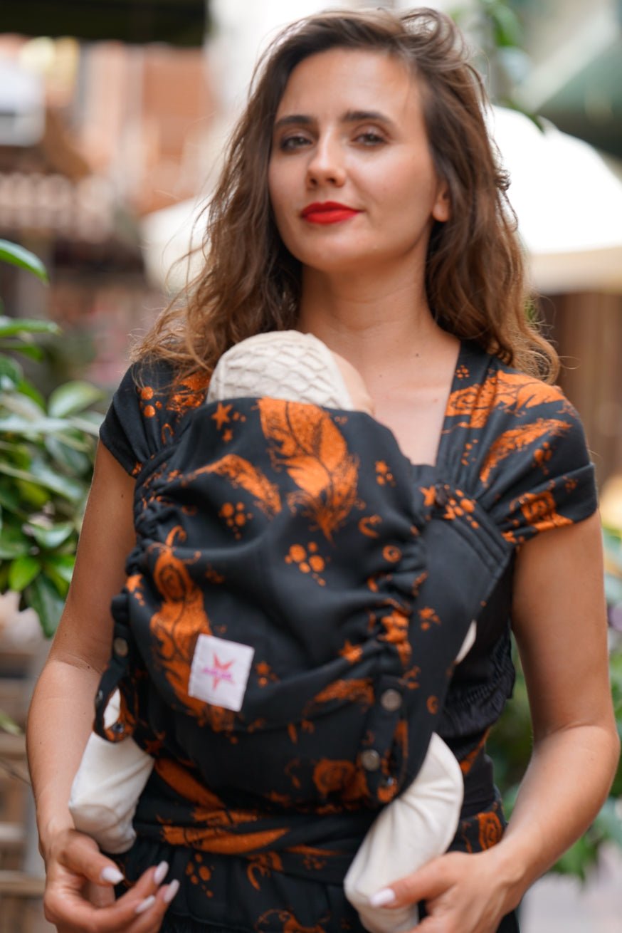 Portabebé WrapStar Plumas Florian - KOKADI