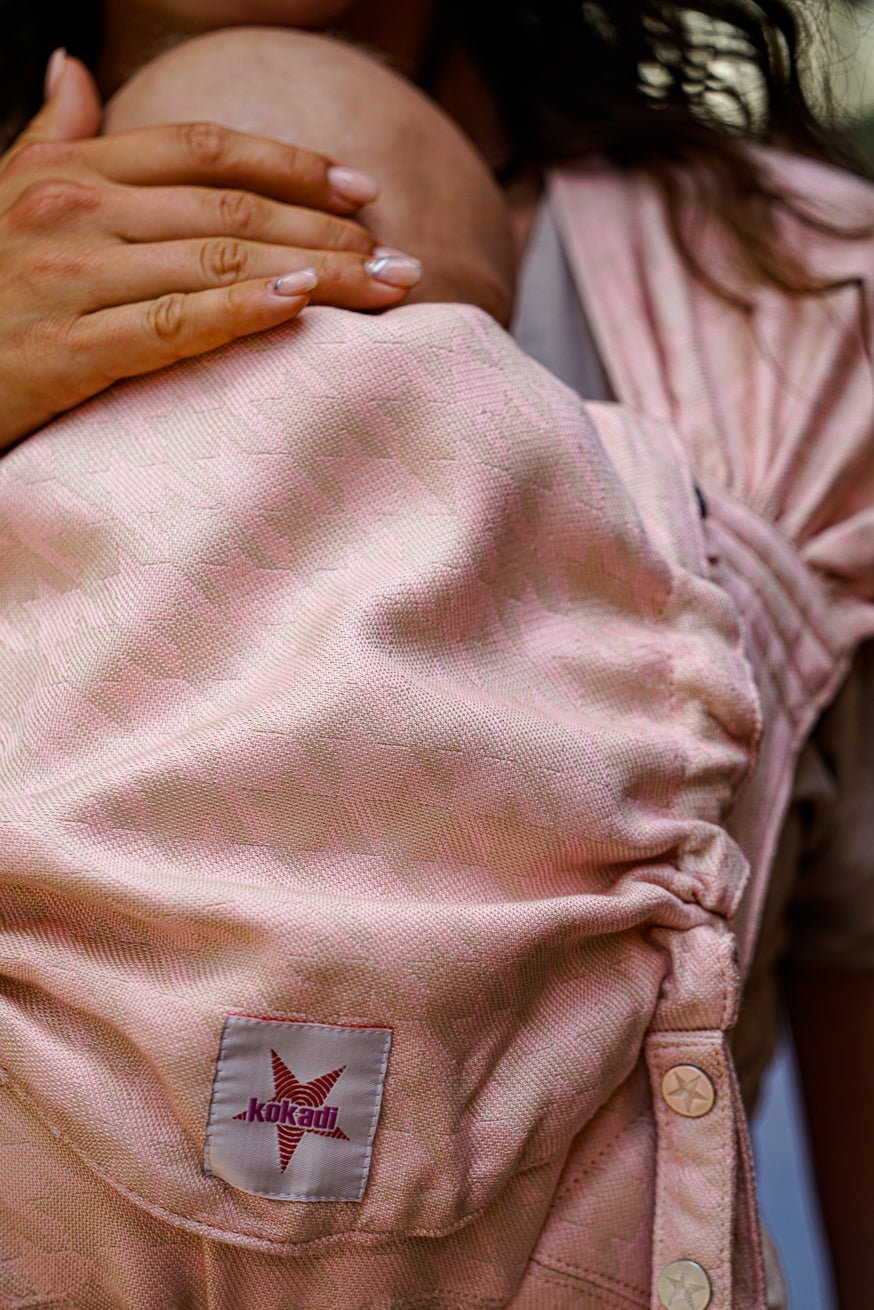 Portabebé WrapStar Viola de pata de gallo - KOKADI