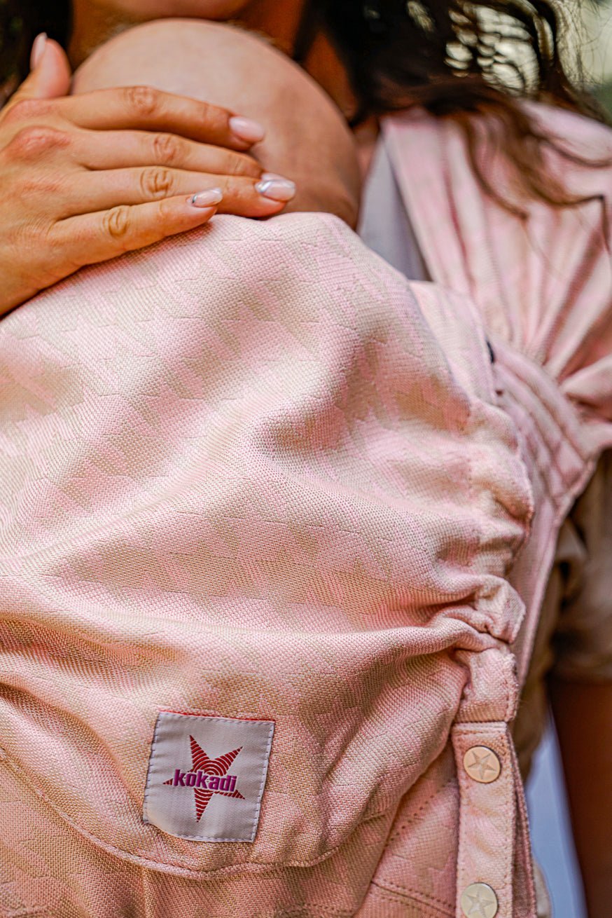 Portabebé WrapStar Viola de pata de gallo - KOKADI