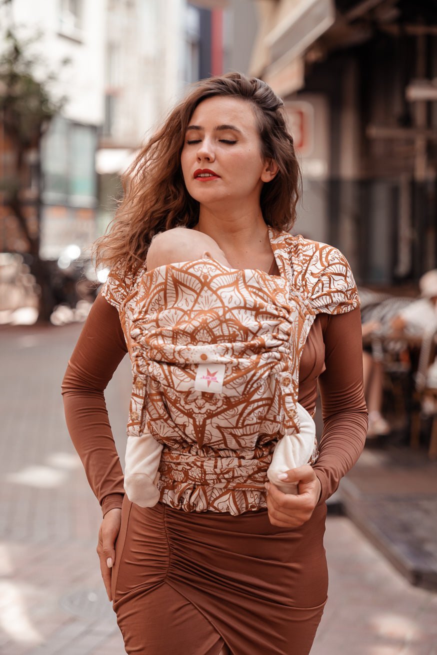 Portabebé WrapStar Lilenia Latte Macchiato - KOKADI