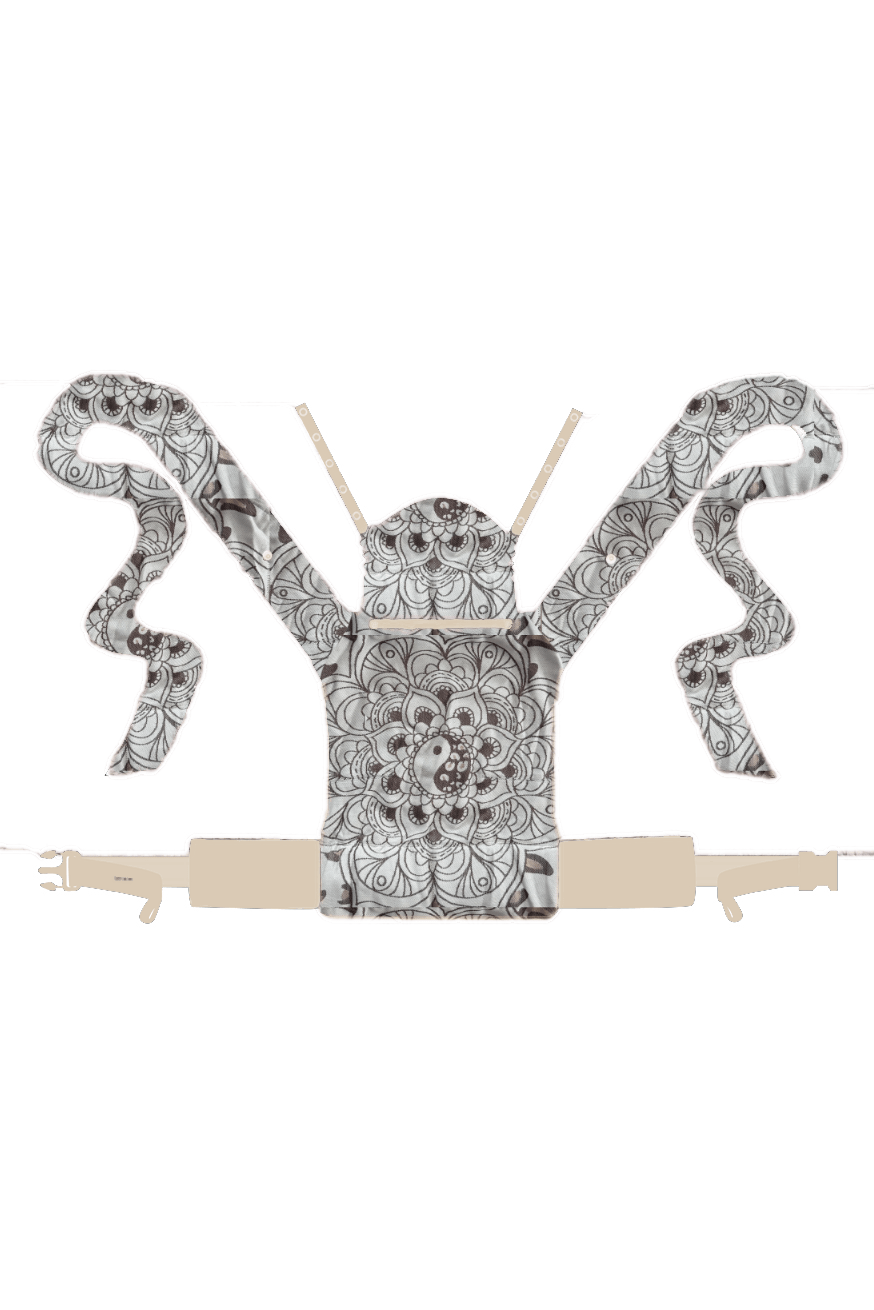 Portabebé WrapStar Om Shanti Latte Macchiato - KOKADI