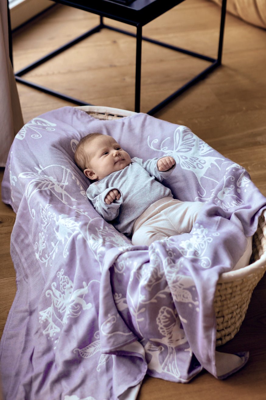 Manta de peluche Butterfly Sue - KOKADI