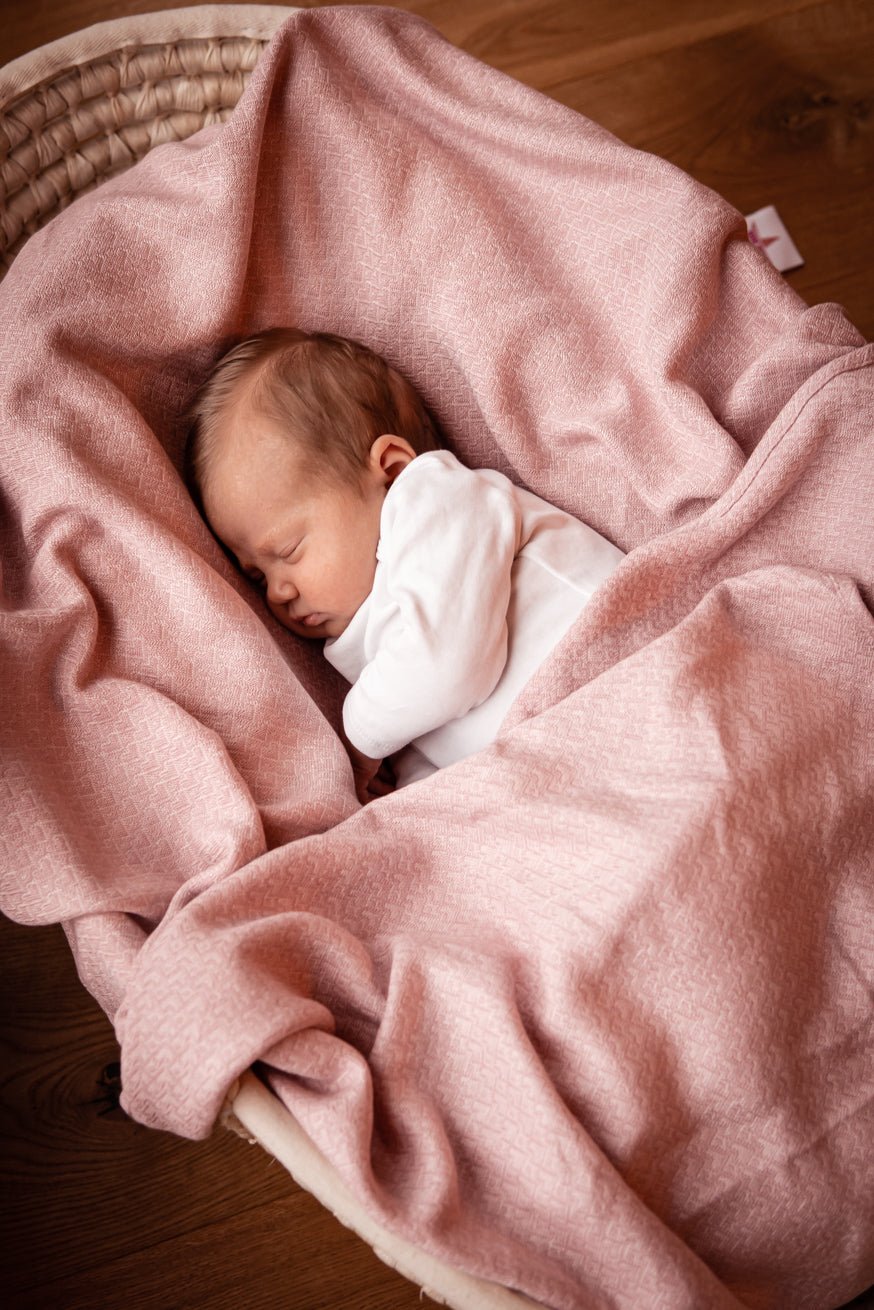 Manta de peluche Heart2Heart Rosé - KOKADI