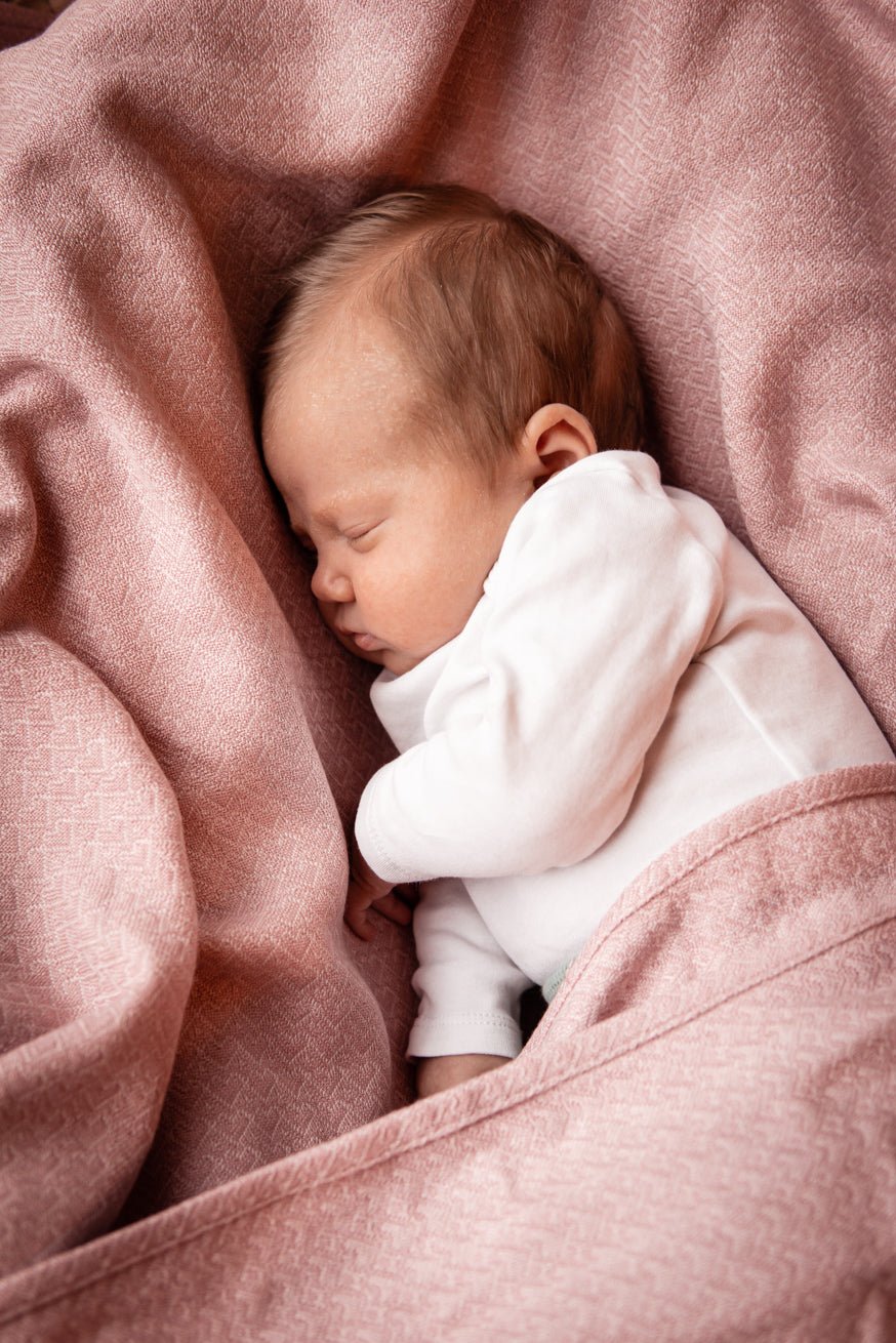 Manta de peluche Heart2Heart Rosé - KOKADI