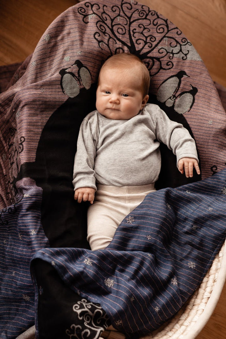 Manta de peluche pingüino amor Tilda - KOKADI