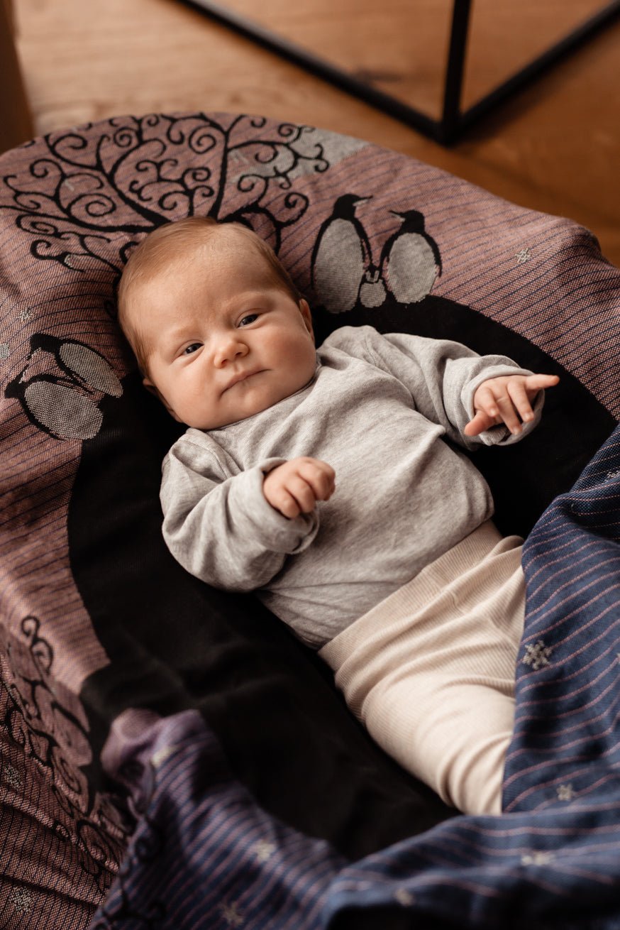 Manta de peluche pingüino amor Tilda - KOKADI