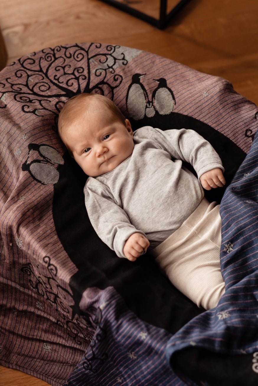 Manta de peluche pingüino amor Tilda - KOKADI