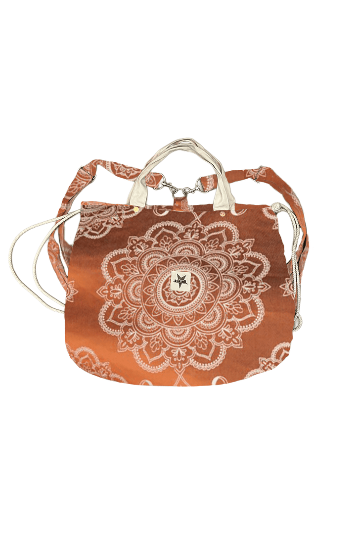 Mommy Bag Mandala Latte Macchiato x Bamboo revés - KOKADI