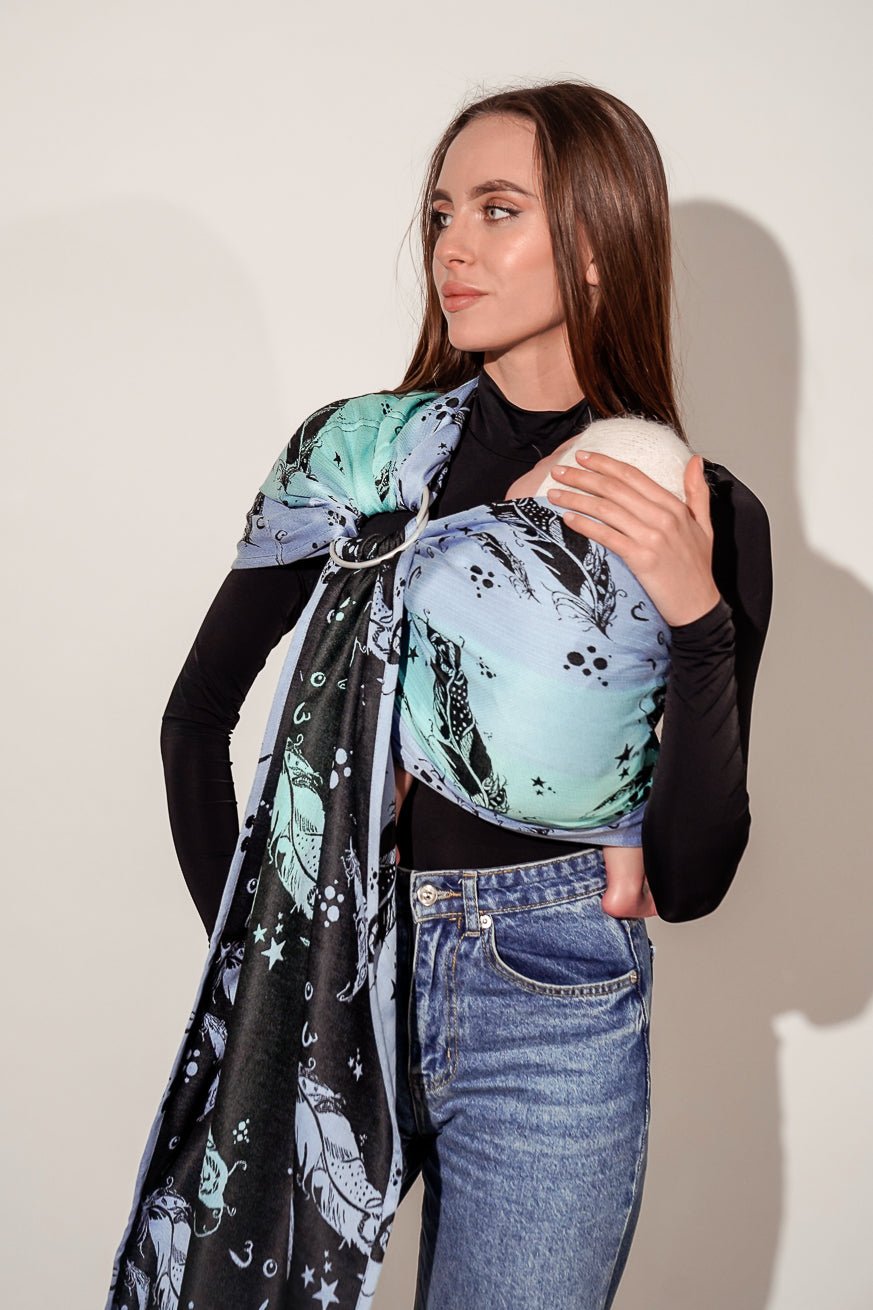 Bandolera Niyaha azul recargada KOKADI