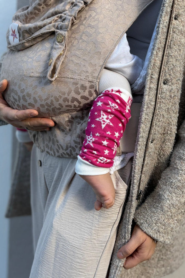 Puños de transporte Leo Estrellas Fresa - KOKADI