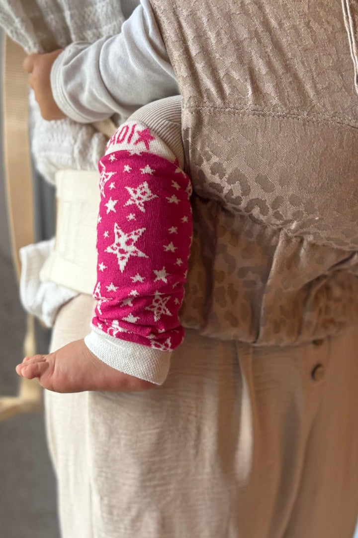 Puños de transporte Leo Estrellas Fresa - KOKADI