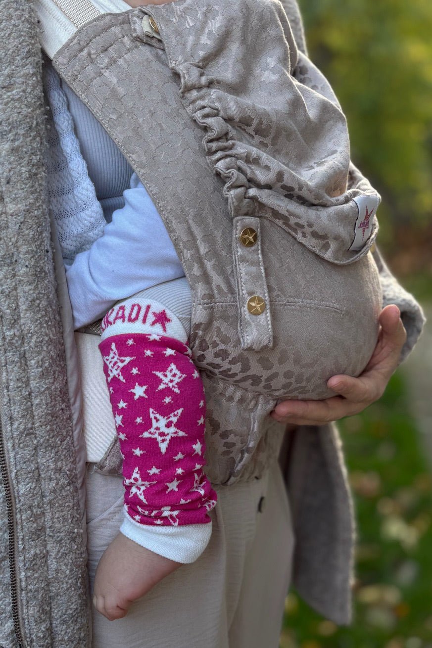 Puños de transporte Leo Estrellas Fresa - KOKADI