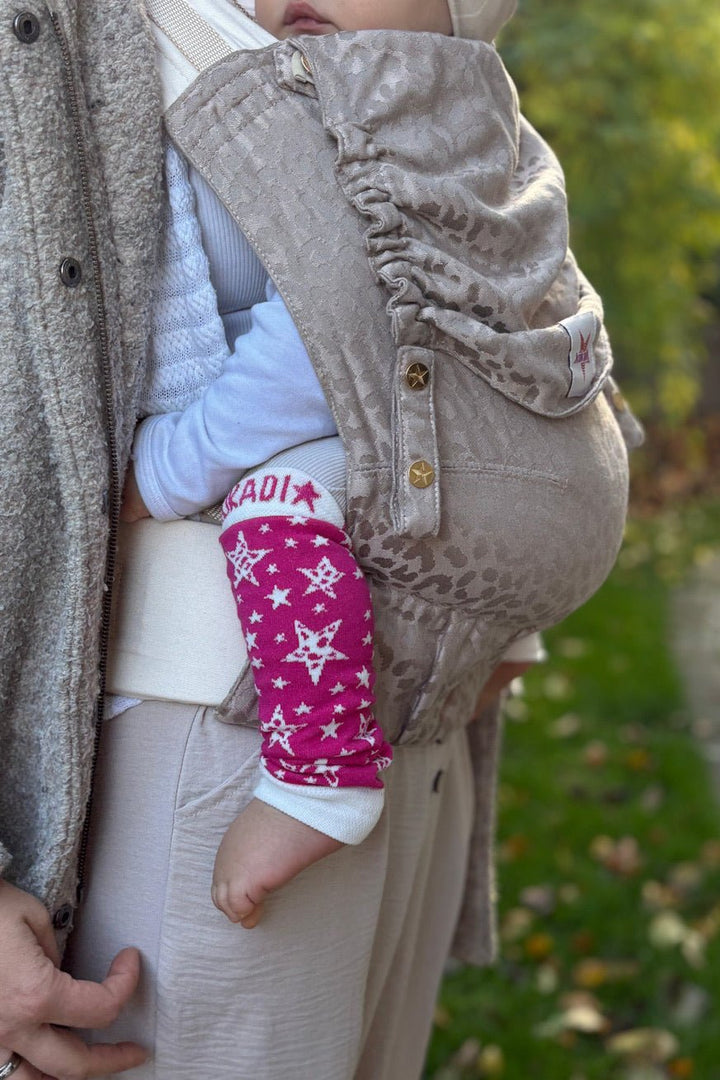 Puños de transporte Leo Estrellas Fresa - KOKADI