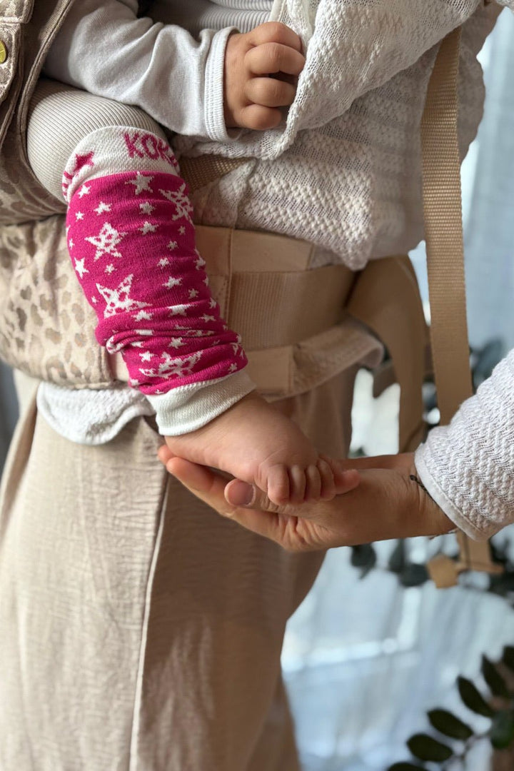 Puños de transporte Leo Estrellas Fresa - KOKADI