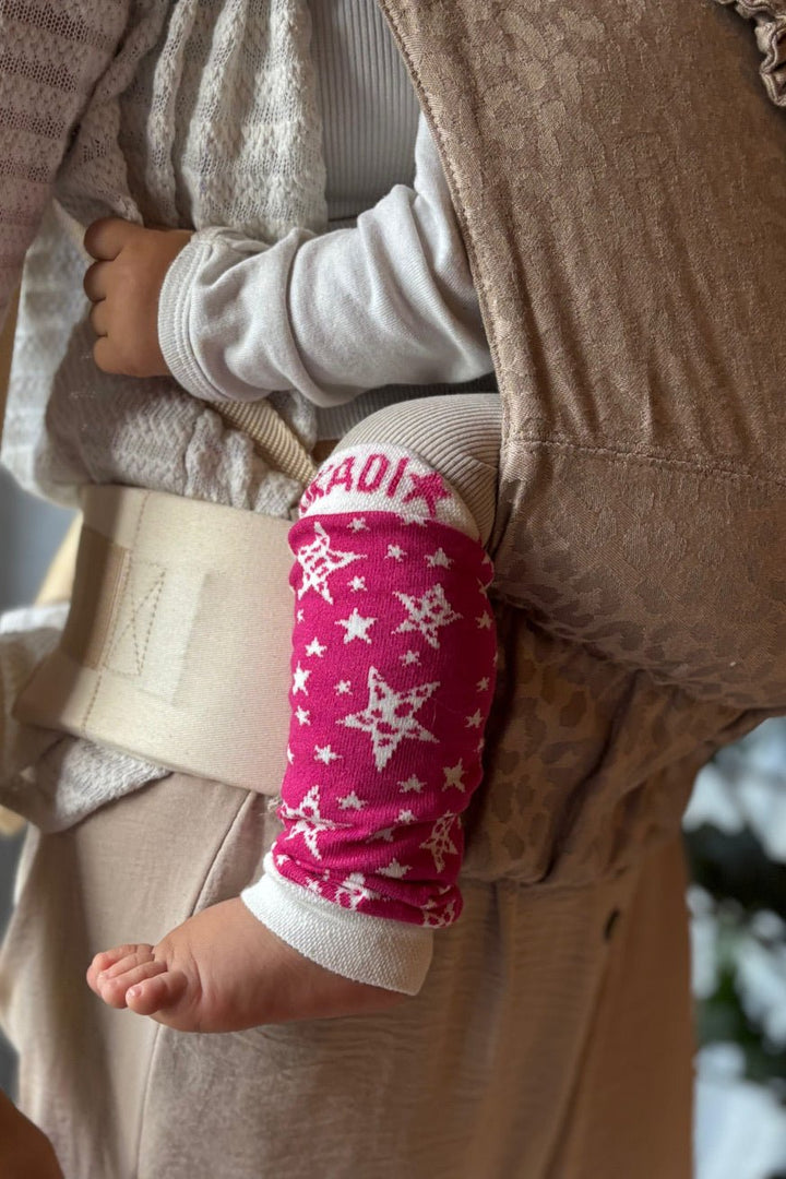 Puños de transporte Leo Estrellas Fresa - KOKADI