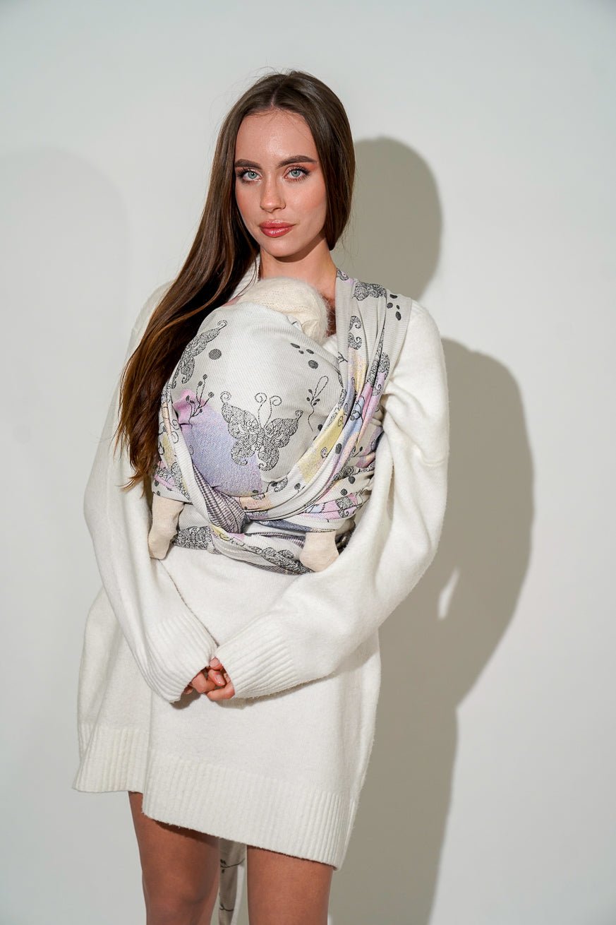 Fular portabebé acuarela de mariposa - KOKADI