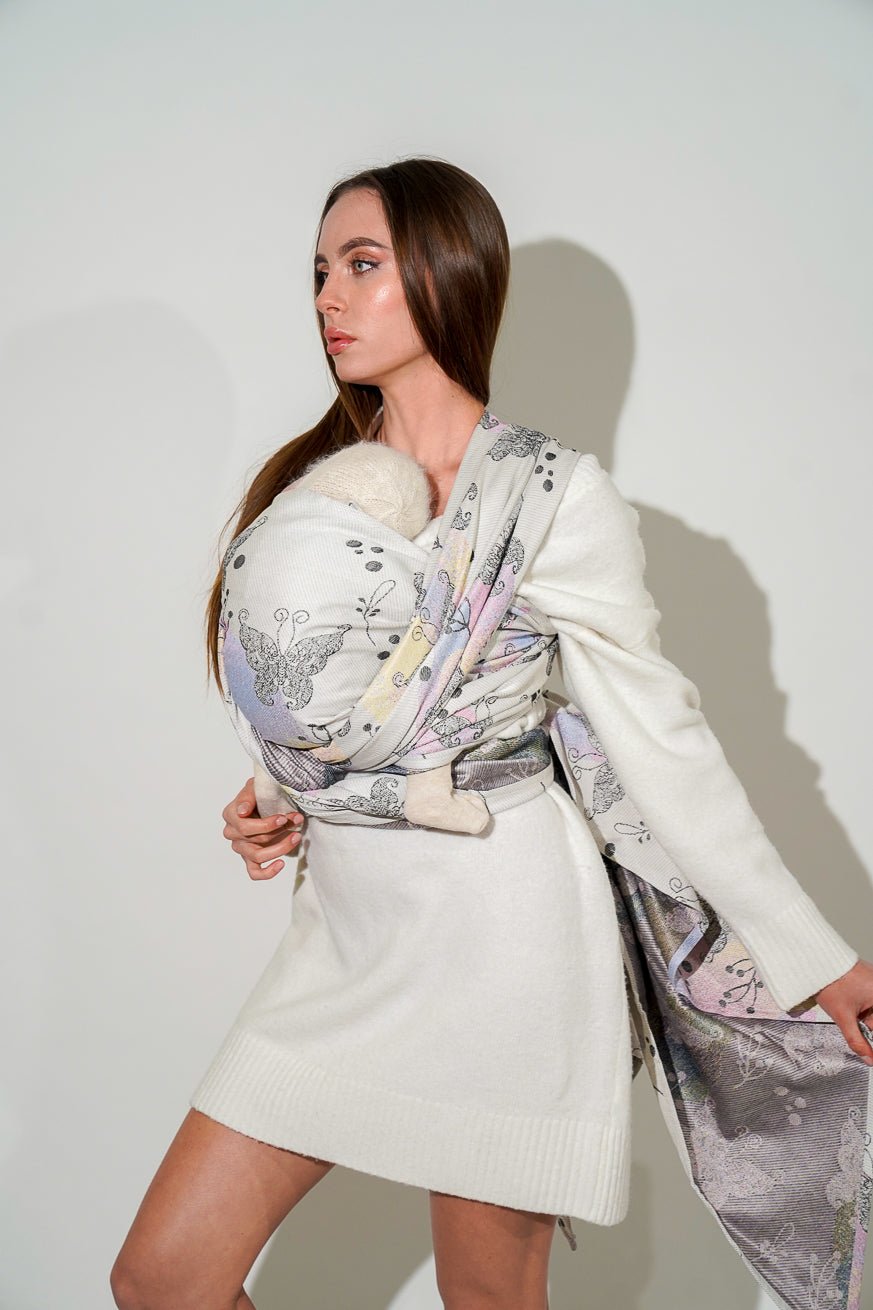 Fular portabebé acuarela de mariposa - KOKADI