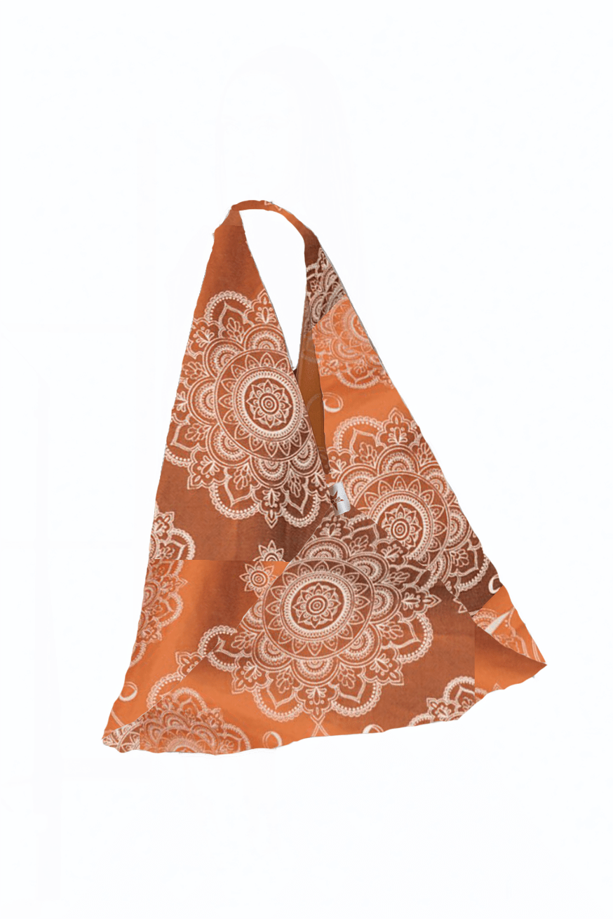 XXL Shopper Mandala Latte Macchiato x Bambú reverso - KOKADI