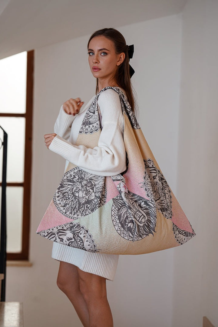 XXL Shopper mandala salvaje - KOKADI