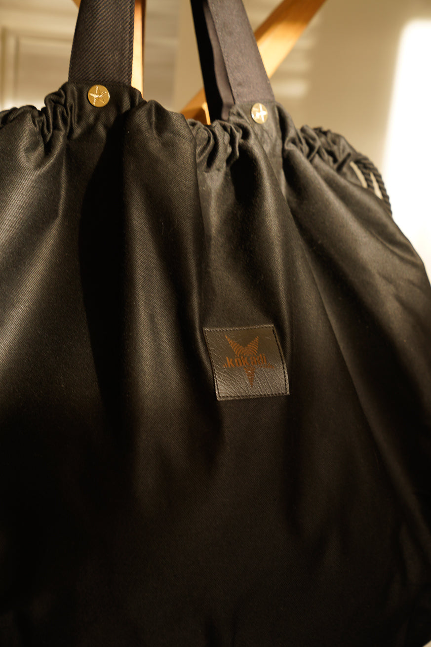 Bolso de mamá solo negro