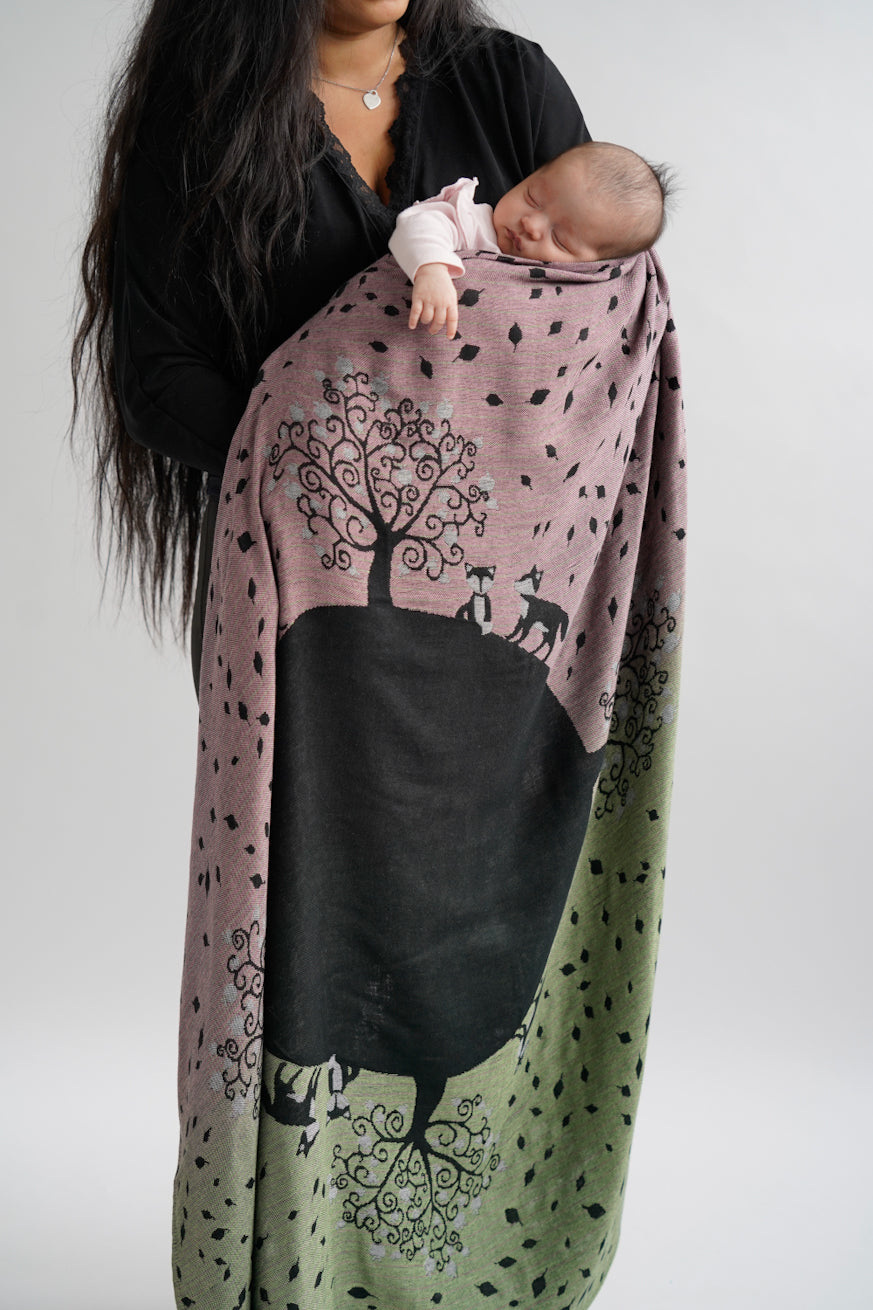 Cuddly tela/bufanda Miracle Fox Svea