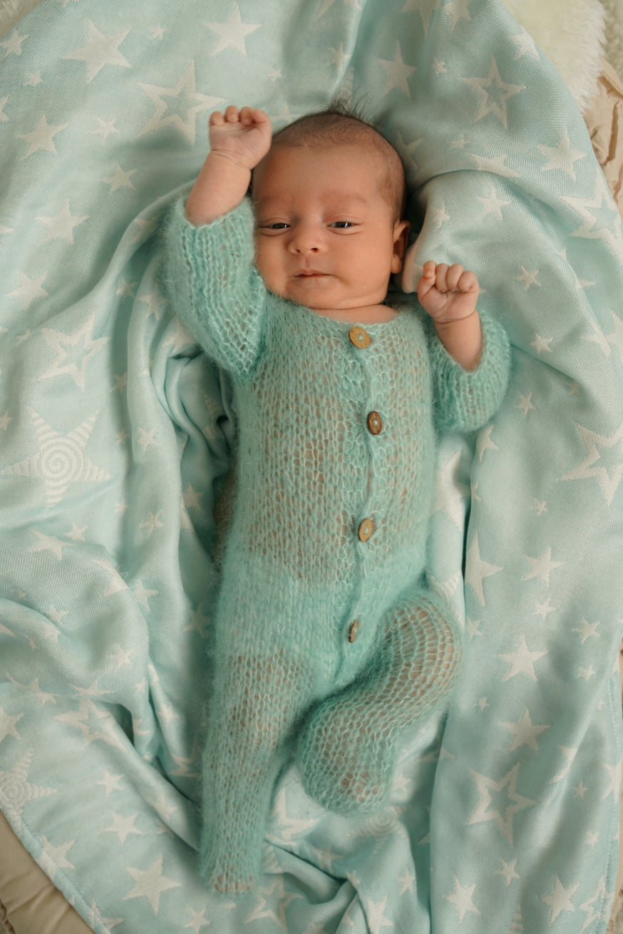 Cuddly tela/bufanda estrellas Lenny