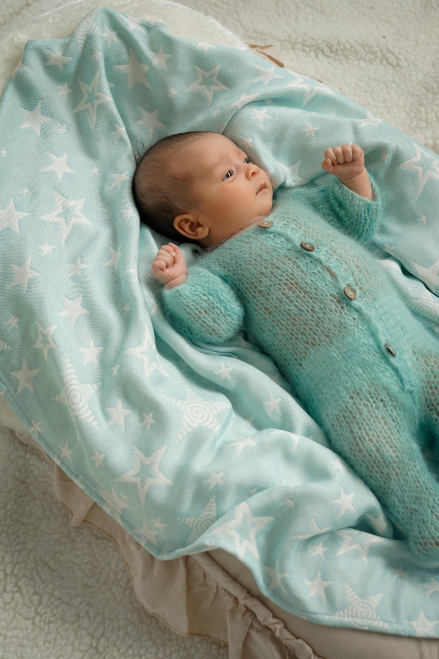 Cuddly tela/bufanda estrellas Lenny