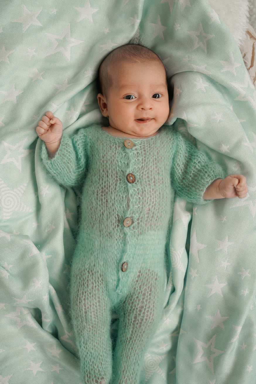 Cuddly tela/bufanda estrellas Lenny