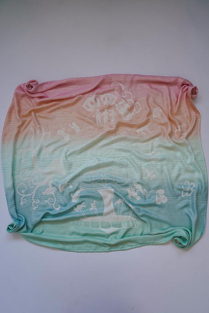 Cuddling tela/bufanda para el país de las maravillas para niños Emily