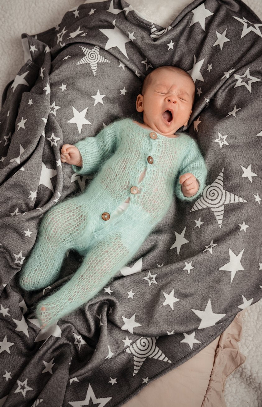 Manta bebé Diorita Estrellas - KOKADI