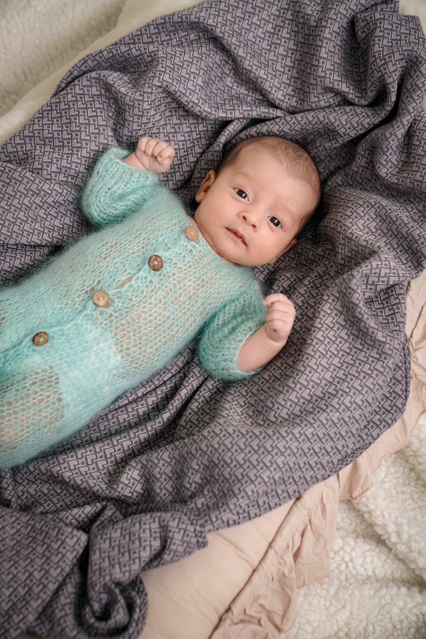 Manta bebe Heart2Heart piedra - KOKADI