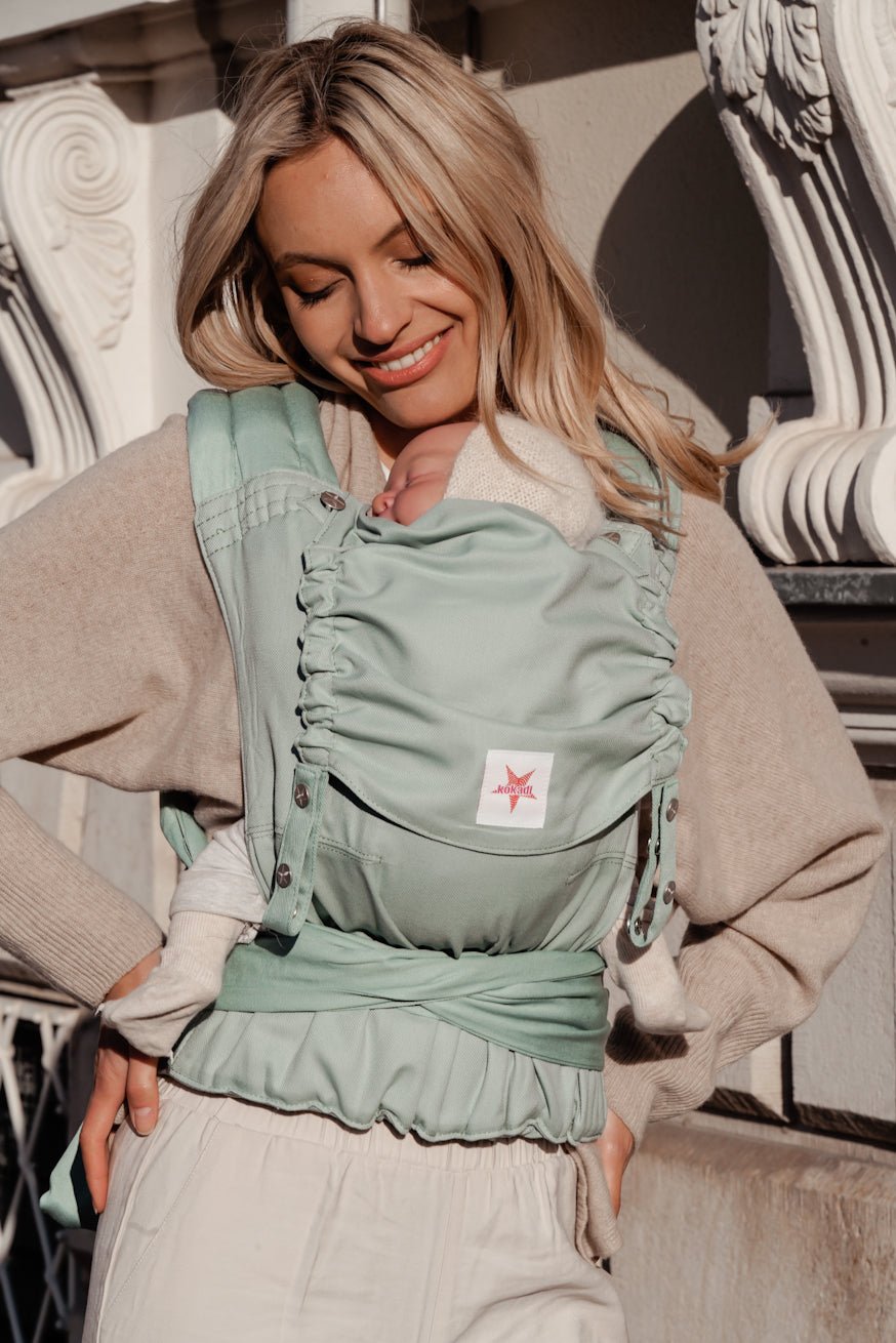 Portabebé TaiTai Sólo menta KOKADI