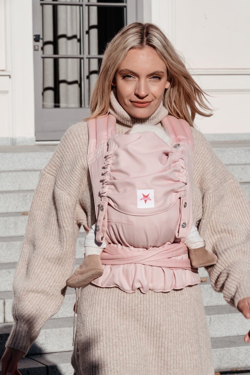 Portabebé TaiTai Sólo rosado - KOKADI