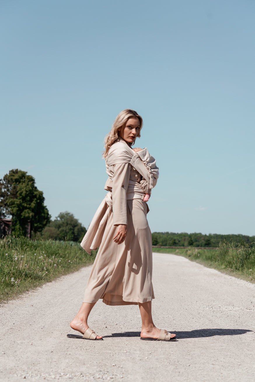 KOKADI Portabebé WrapStar crema heart2heart