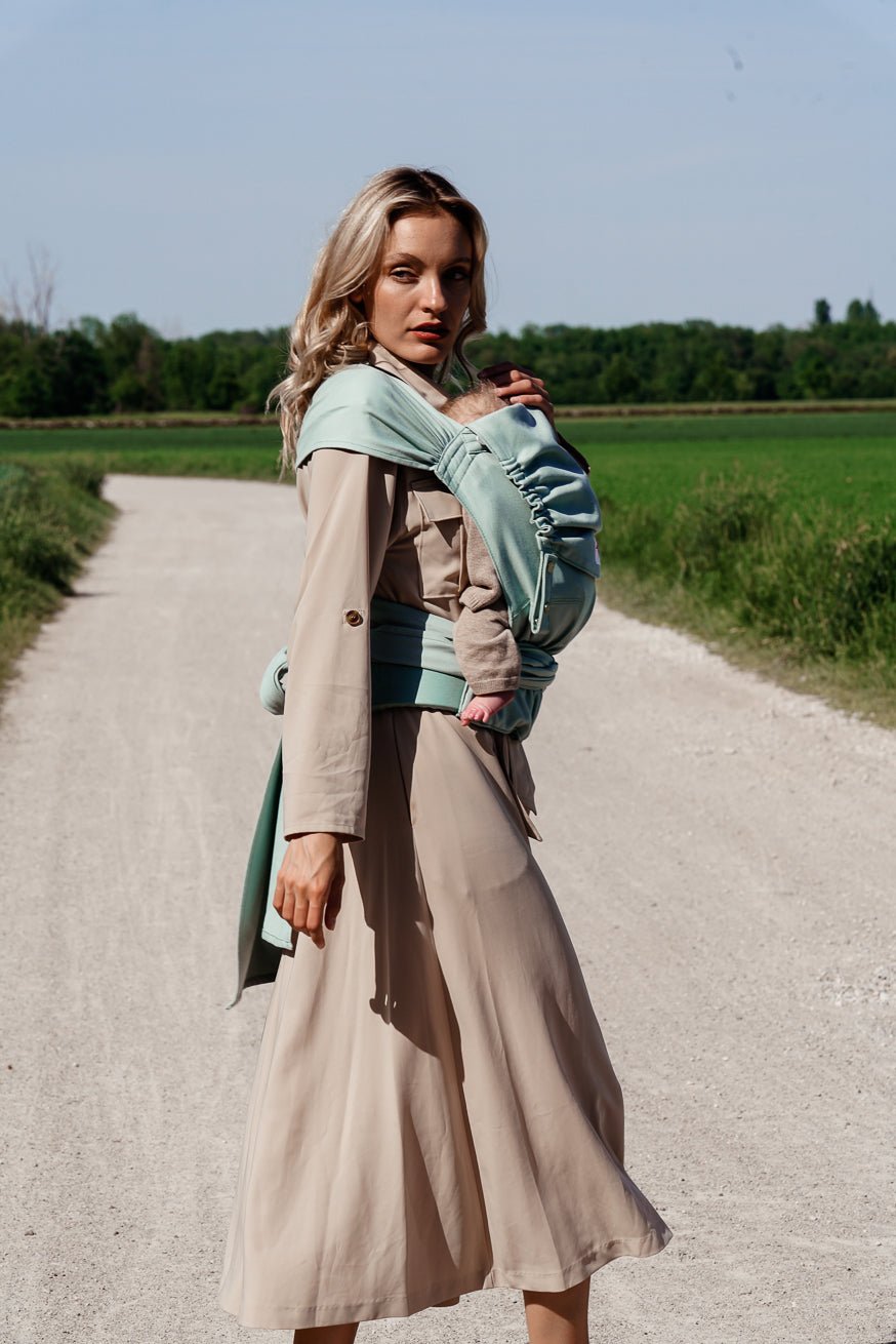 KOKADI Portabebé WrapStar solo menta