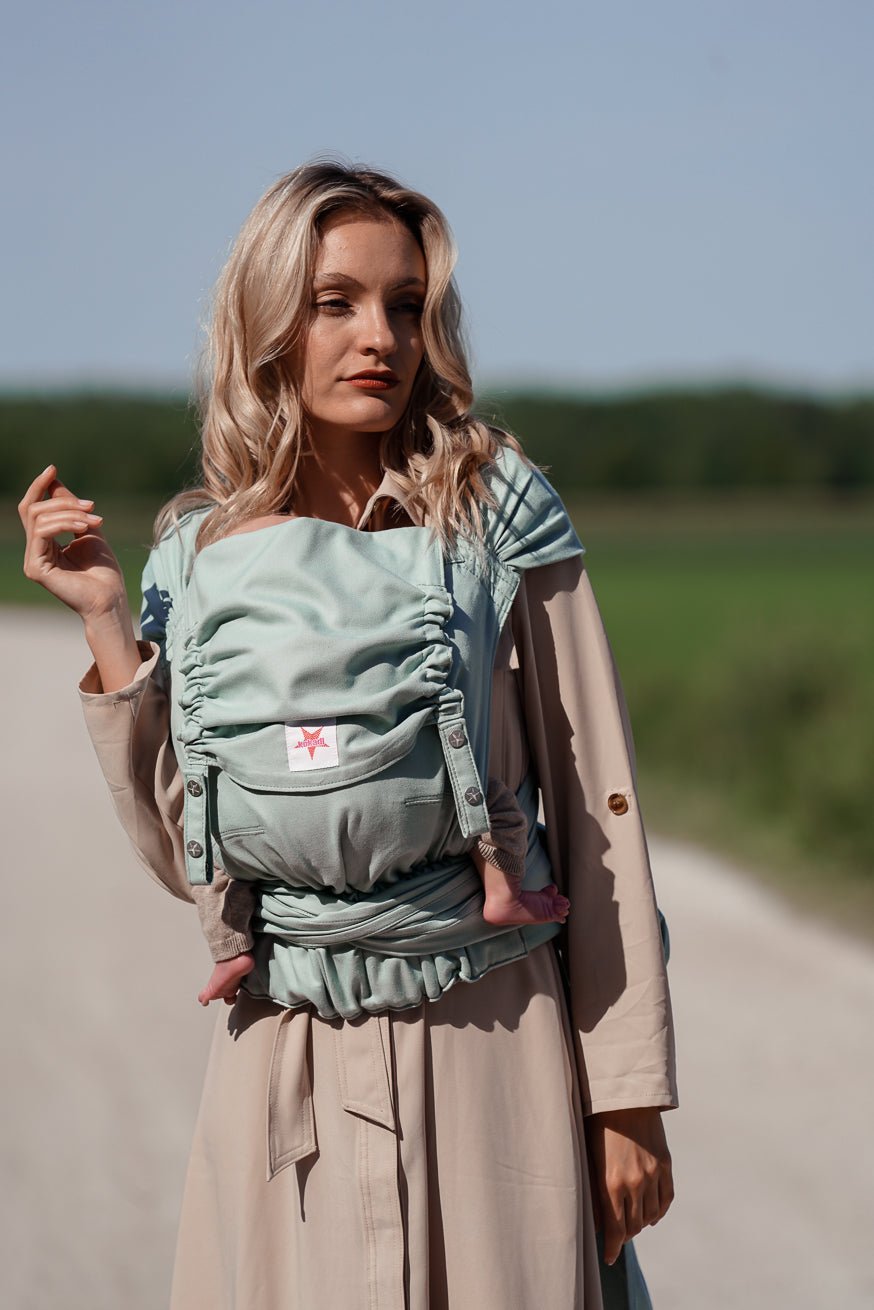 KOKADI Portabebé WrapStar solo menta